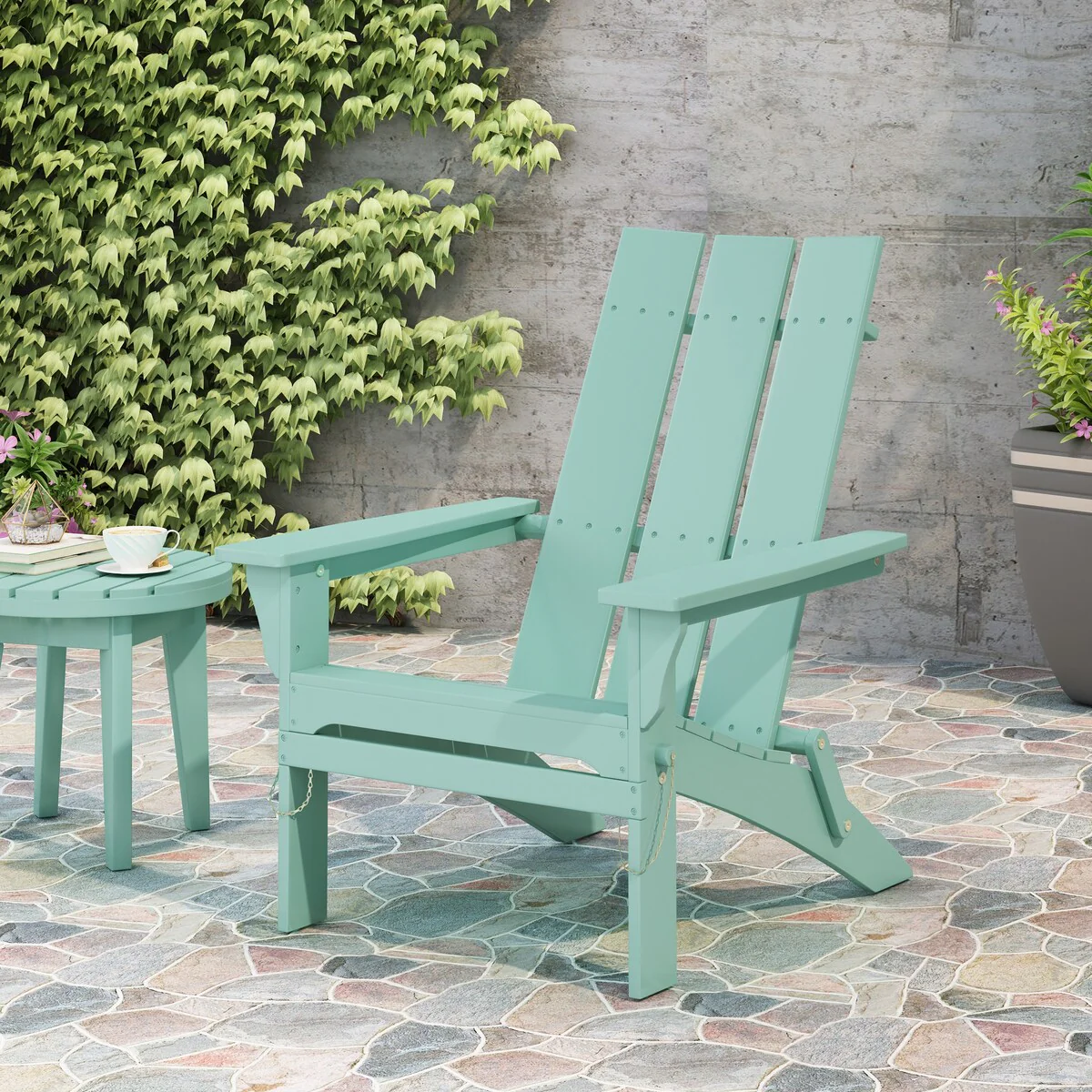 Outdoor Classic Solid Wood Adirondack Chair