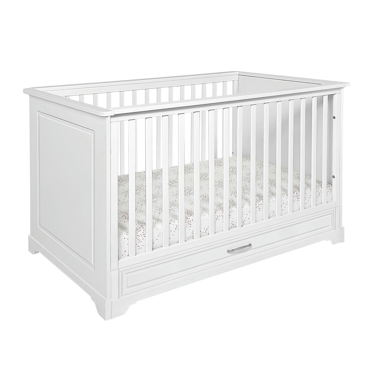 MELODY - Lit évolutif 70x140 tiroir inclus blanc