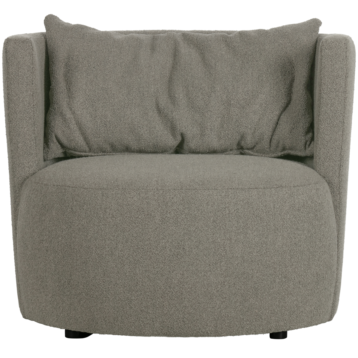 vtwonen fauteuil Explore - Bouclé - Grijs - 81x96x92