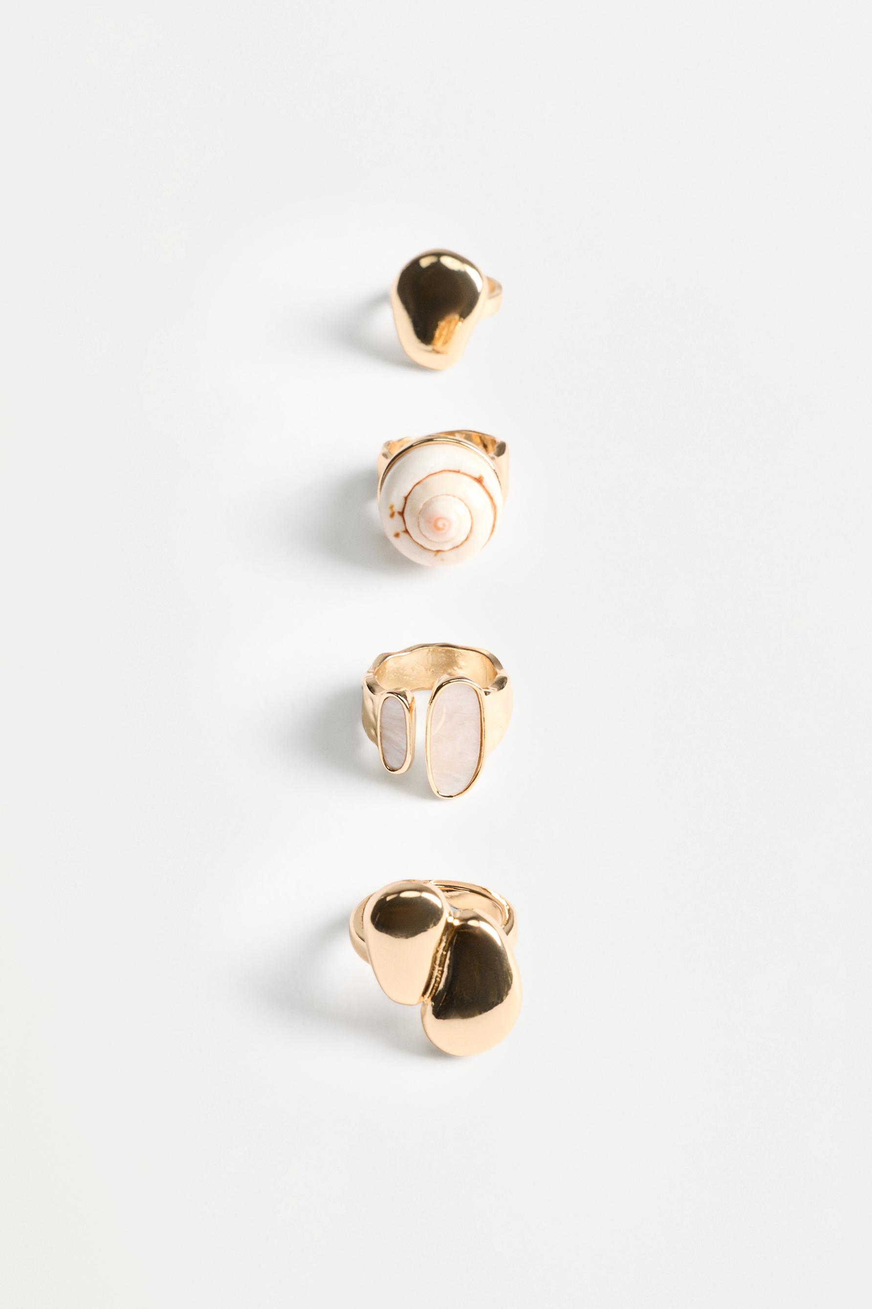 Anillos dorados (Pack 4)