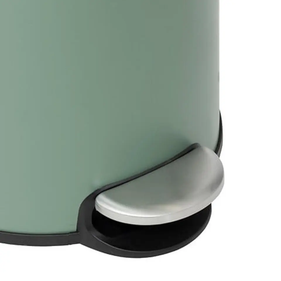 5Five Prullenbak/pedaalemmer Bamboe - groen - 30L - 60 cm