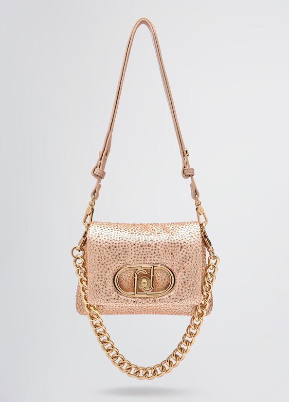 Borsa LaPuffy piccola con strass