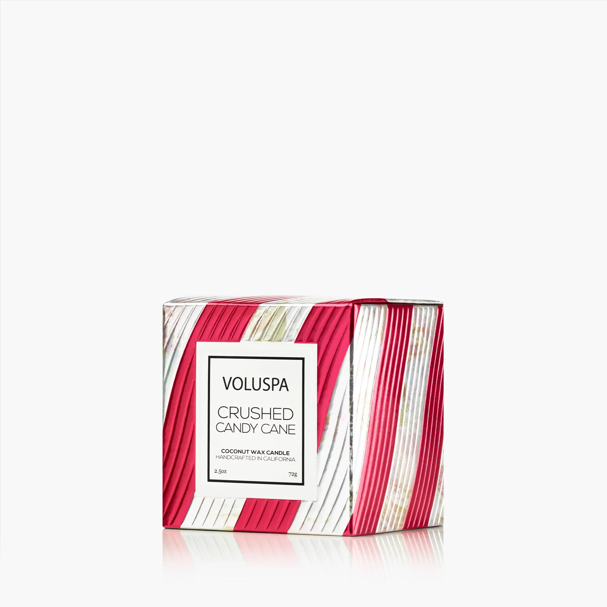 Crushed Candy Cane - Pedestal Candle