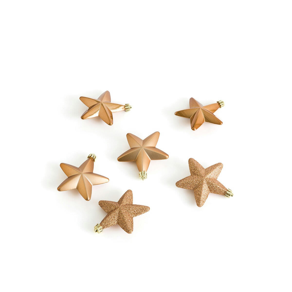 Lot de 6 étoiles de Noël à suspendre, Caspar