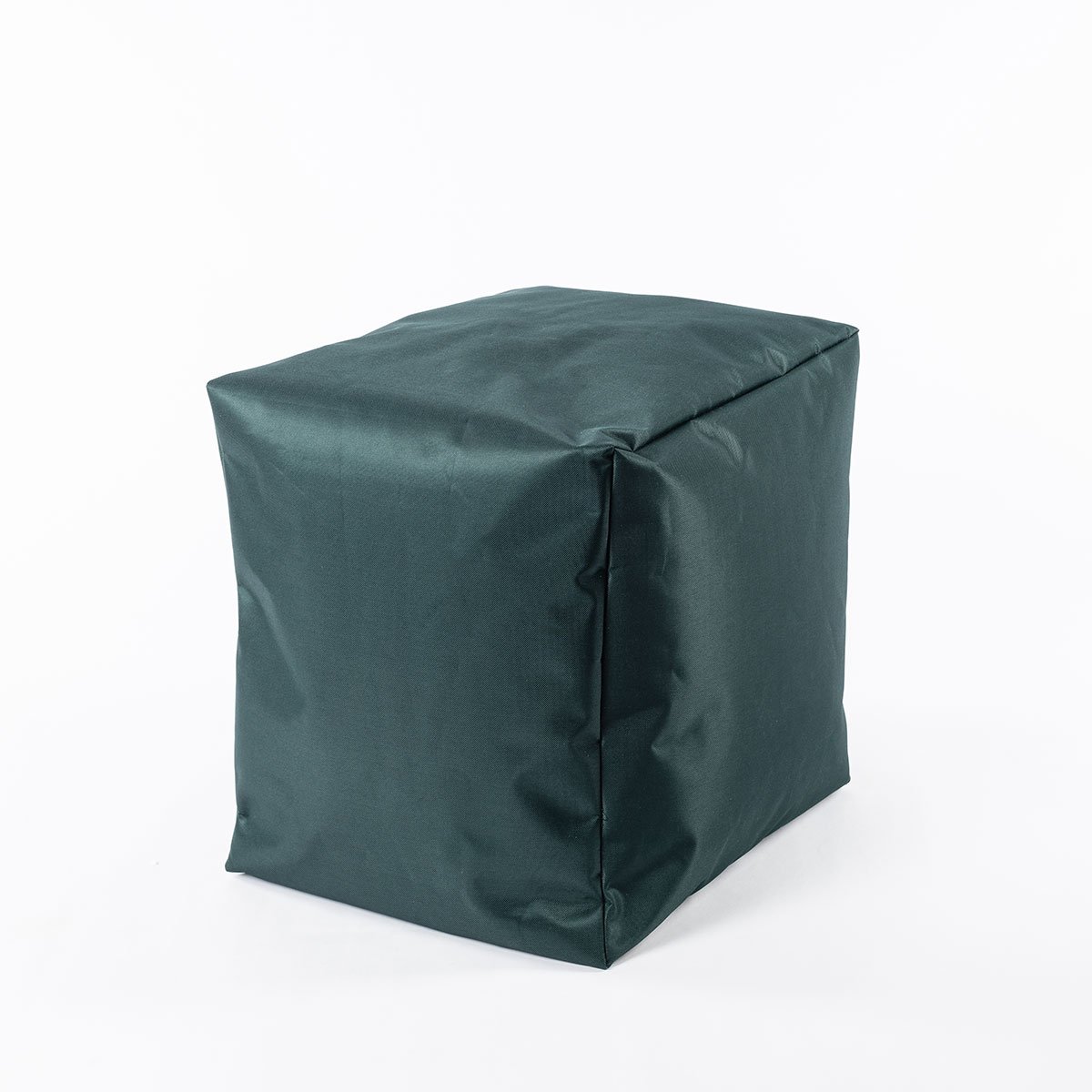 Pufe quadrado impermeável verde olive 45x45cm