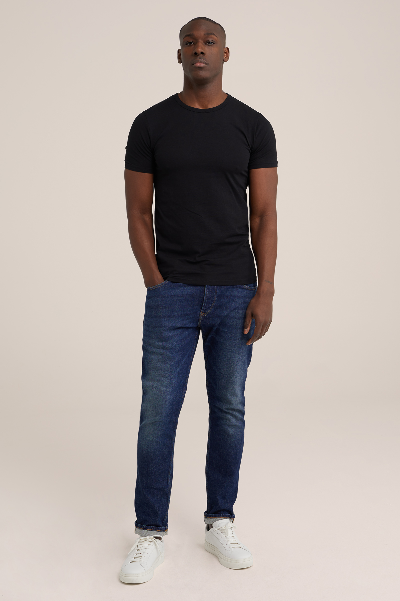 Heren Regular fit T-shirt 2-pack