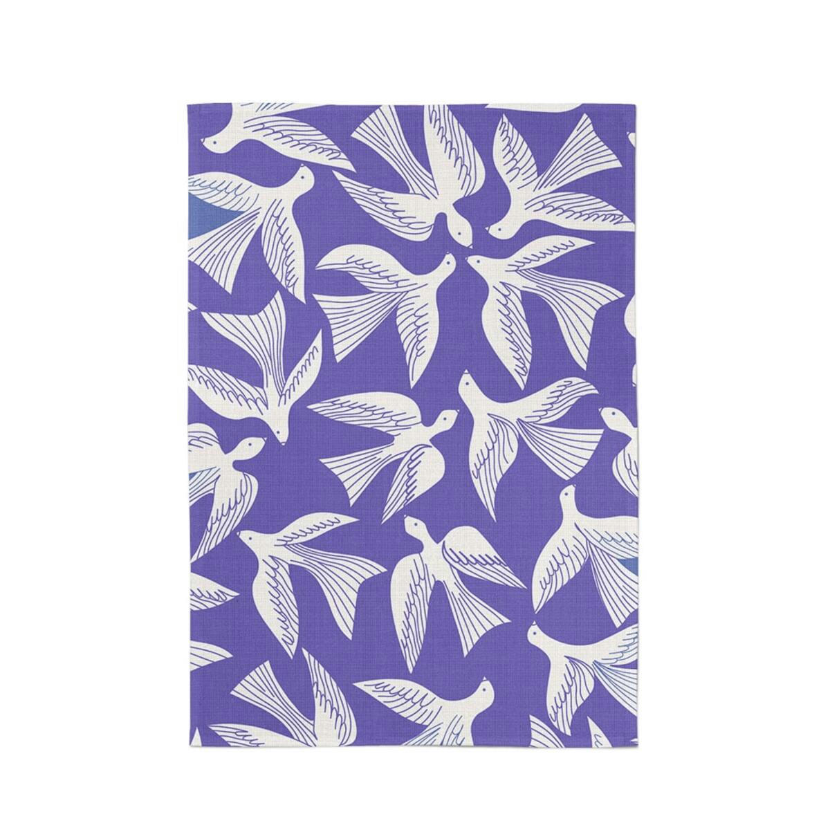 BAKEA - Torchon Coton Bleu 50x70 cm