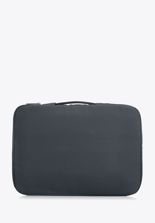 Pokrowiec na laptopa 15'' z ukośnymi przeszyciami szary
