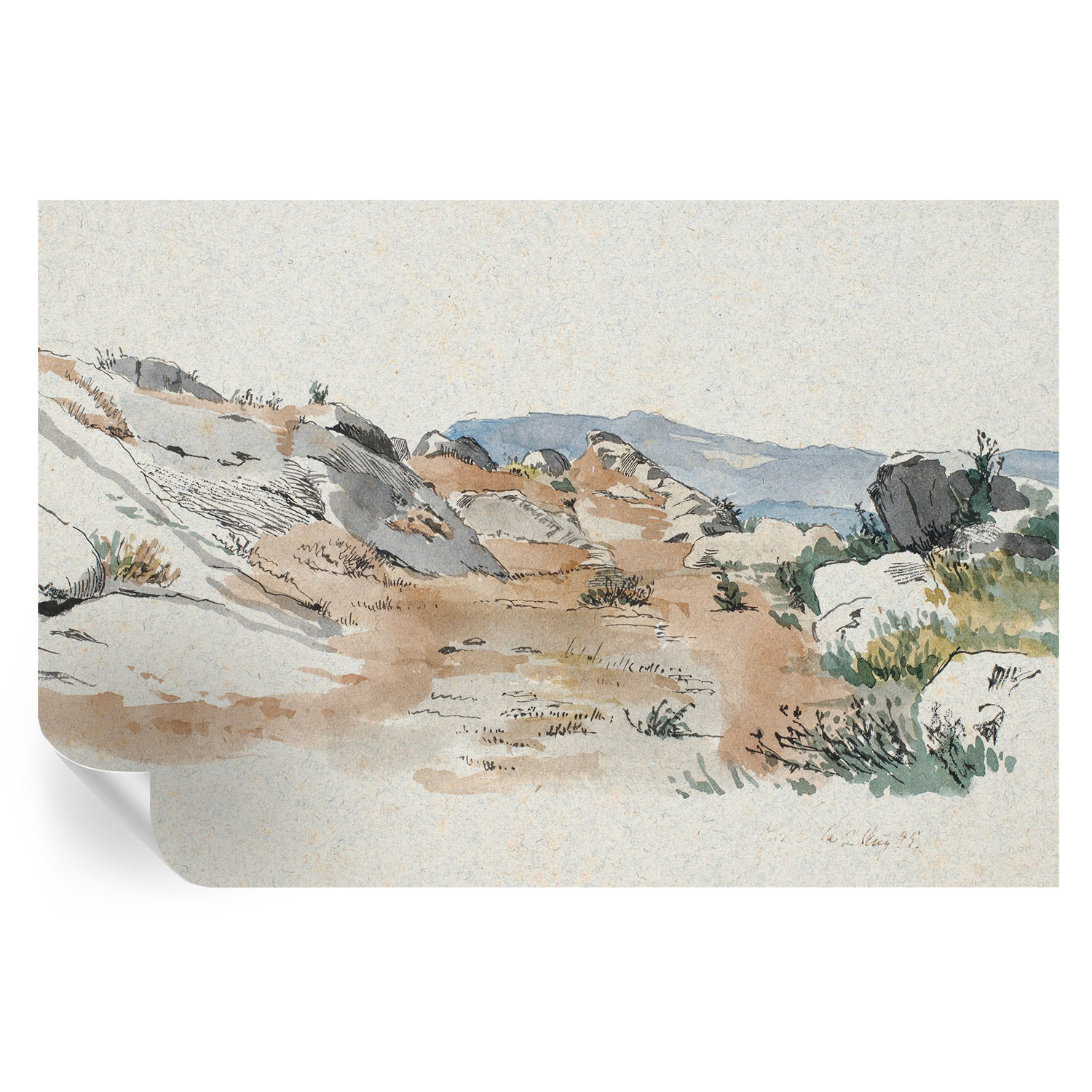 Samoprzylepna tapeta Krajobraz skalny 104x70 Wallfluent