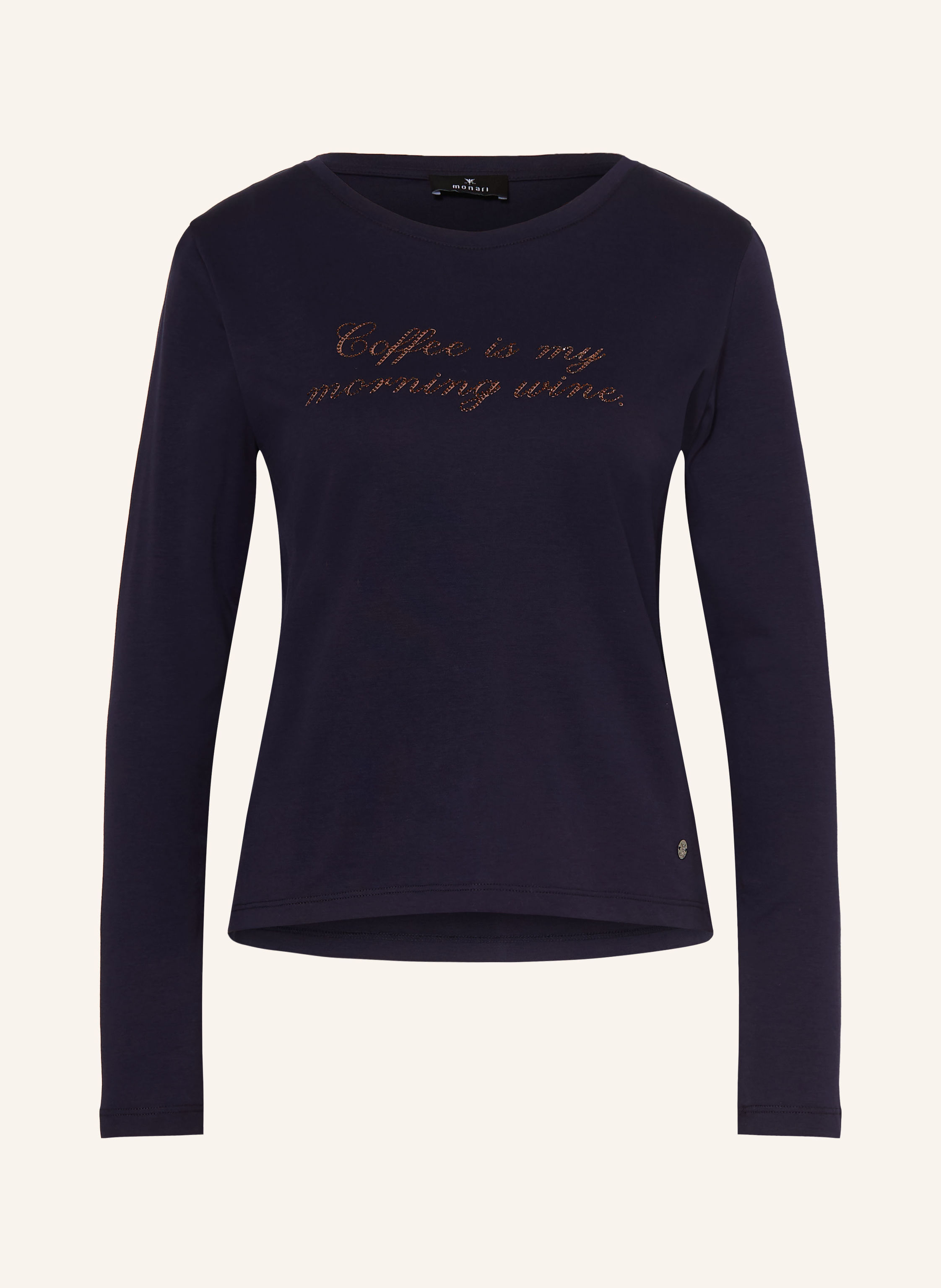 monari Longsleeve mit Schmucksteinen