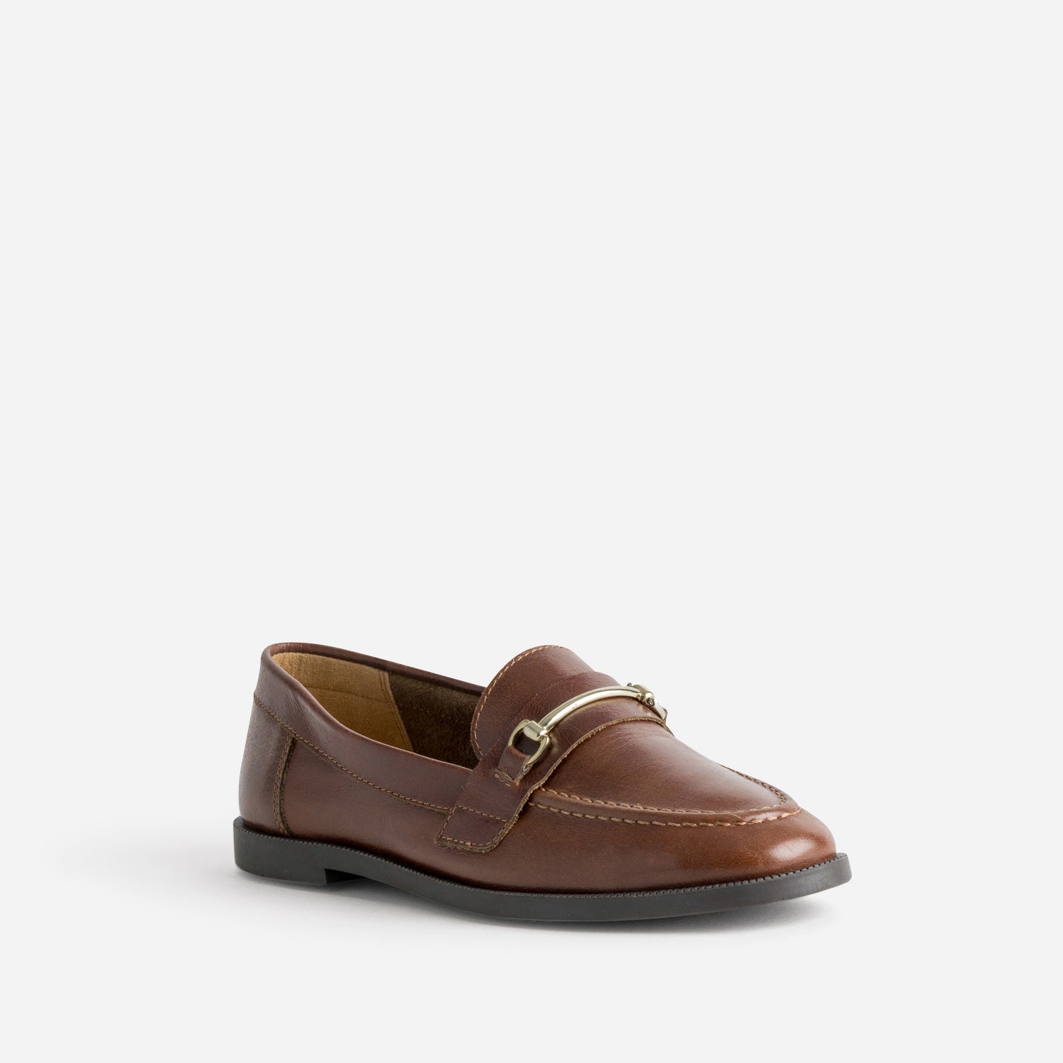 Mocassin cognac cuir