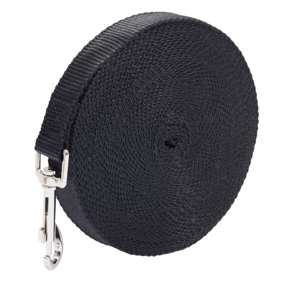 Laisse pour chien 9m longe noire