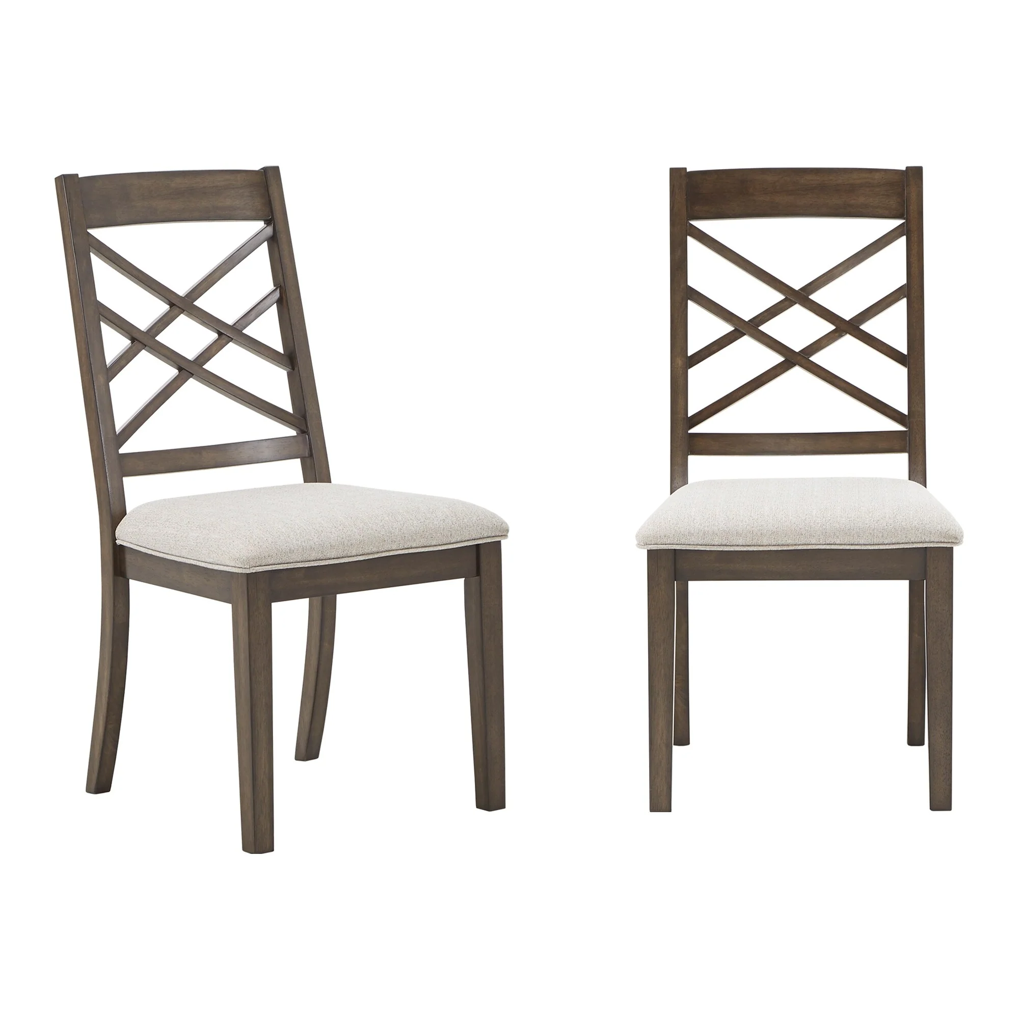 Sylvestra Espresso Finish Dining Chairs (Set of 2)