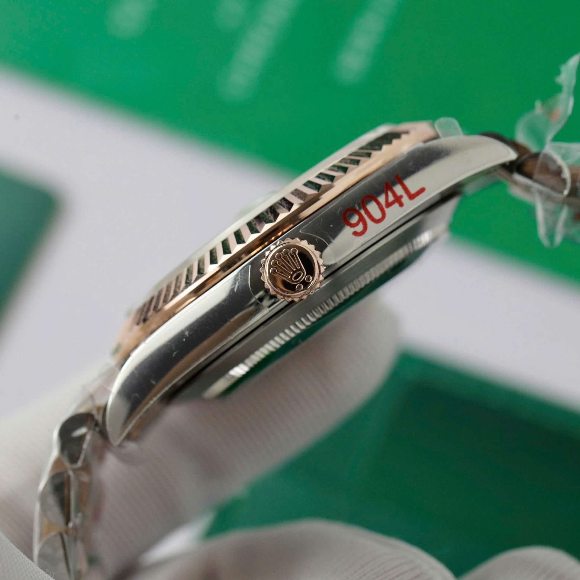 Rolex Datejust SS/RG Plated White Dial 41mm Jub Super Clone