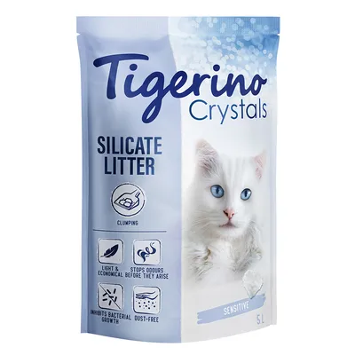 Tigerino Crystals Clumping Cat Litter – Sensitive (fragrance free)