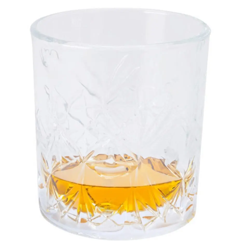 Excellent Houseware Whiskey glas Palm Springs - 6x - 340 ml