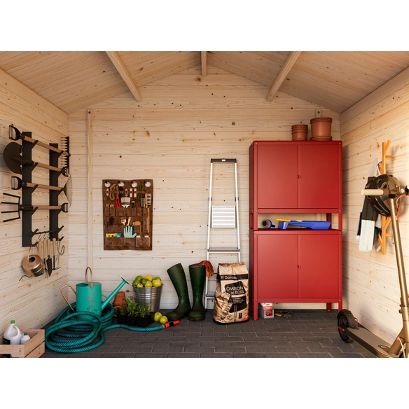 Gartenhaus »Lotta«, Aufstellmaße BxTxH: 330 x 330 x 247 cm, lackiert, Holz
