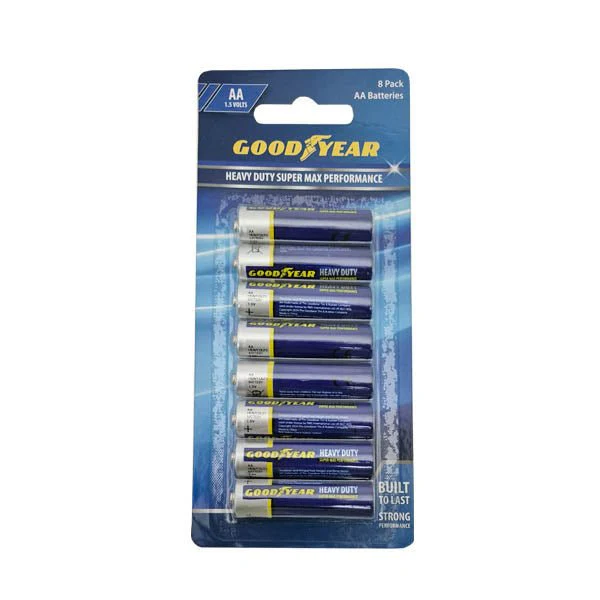 Good Year Heavy Duty Battery Aa 8 Pack