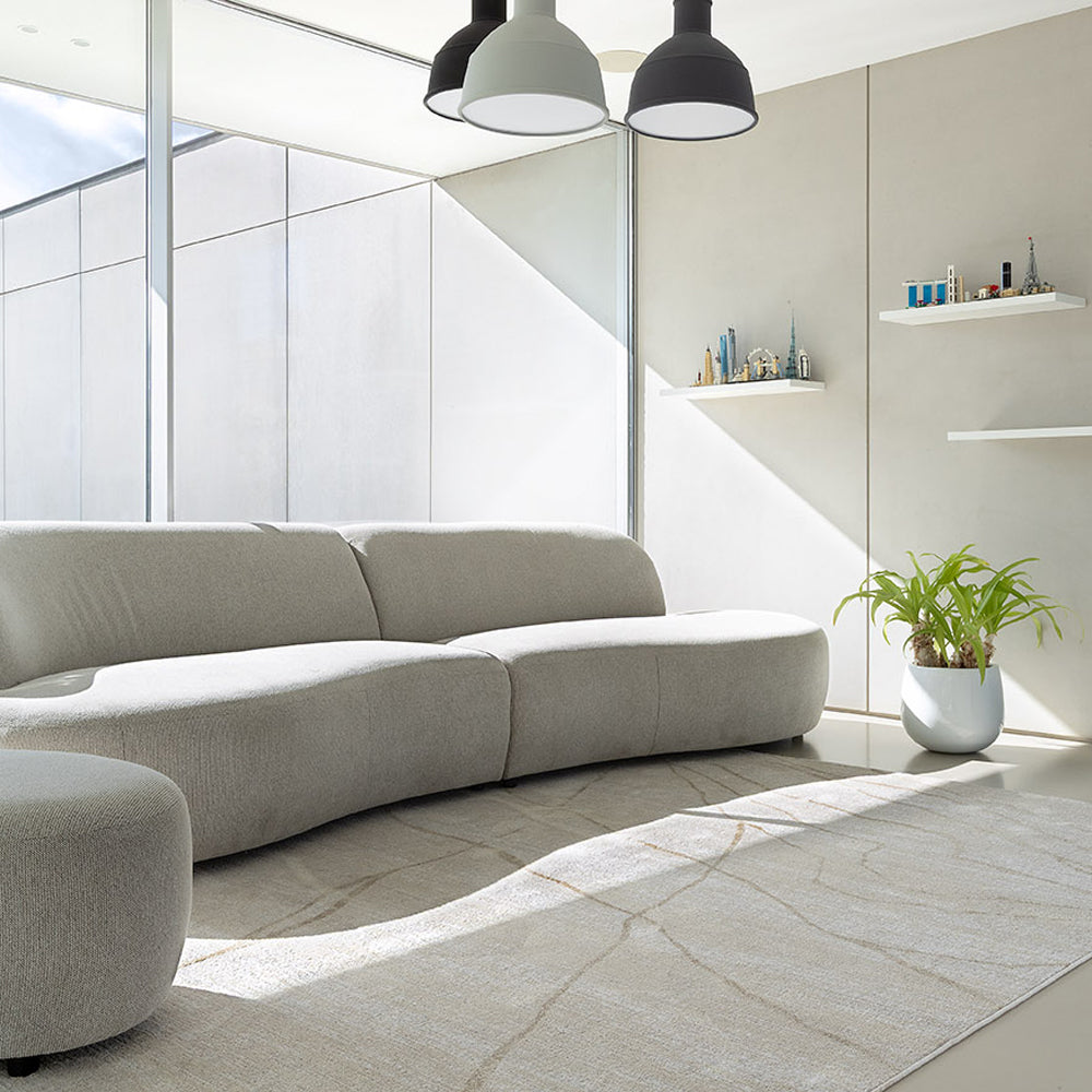 Acsento Carrara Vloerkleed 200 x 290 cm - Sand