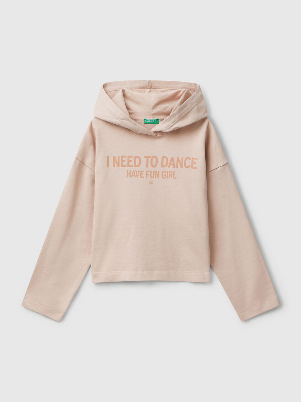 Sweatshirt with slogan print