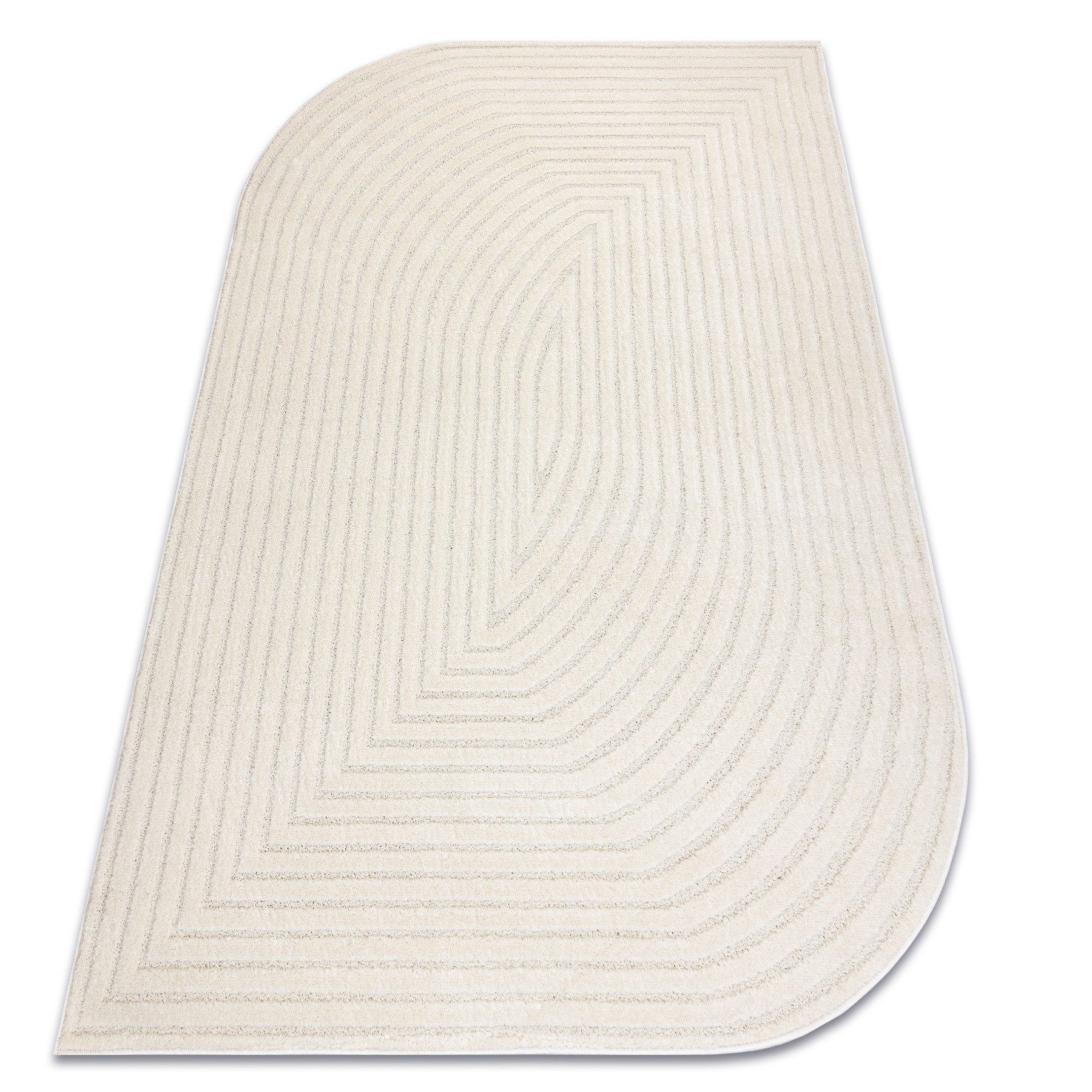 Dywan DUNE 8051 SHAPE krem - Geometryczny, linie, strukturalny, 133x190 cm