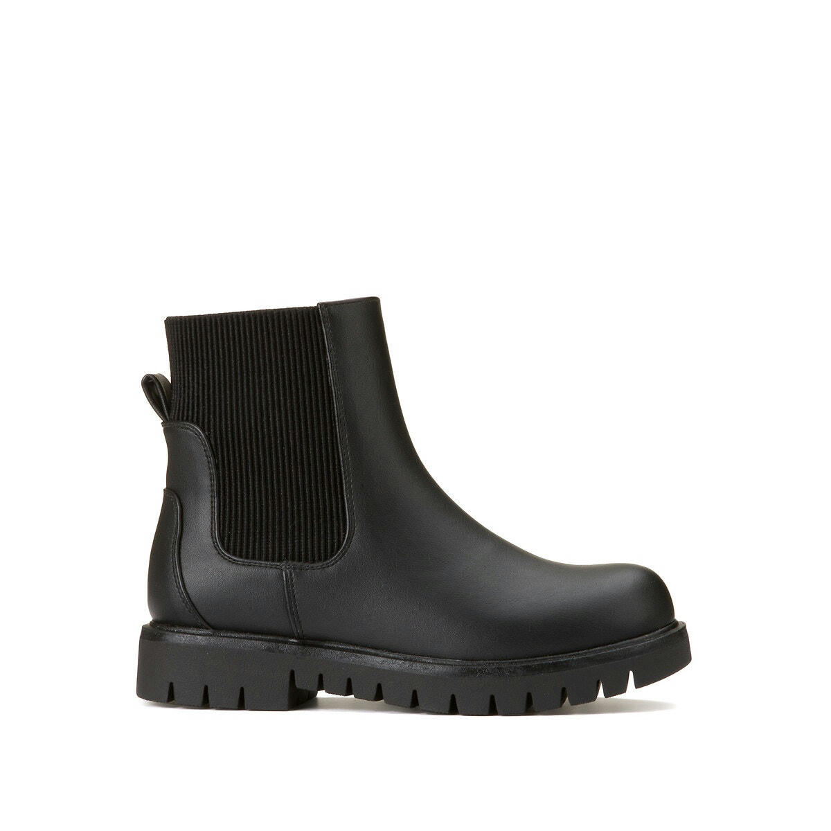 Bottines montantes zippées