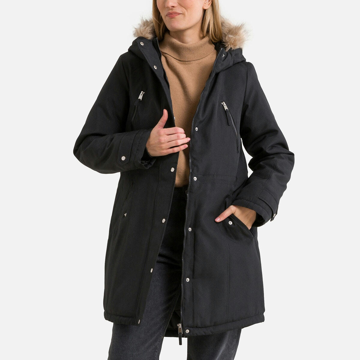 Parka à capuche