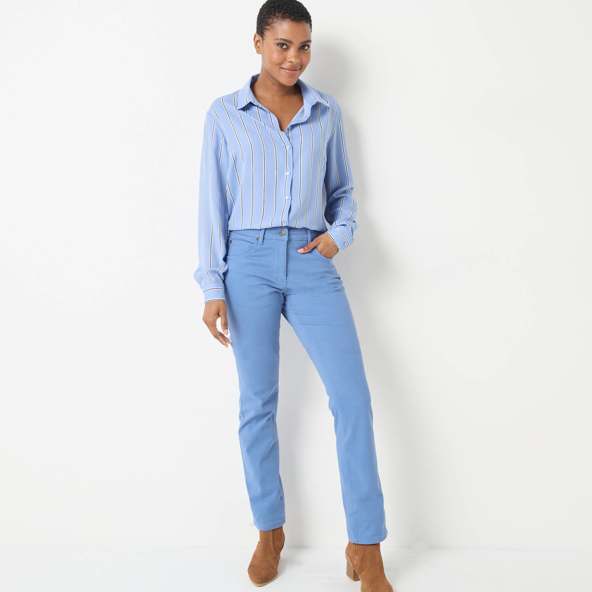 Pantalon sculptant, 5 poches