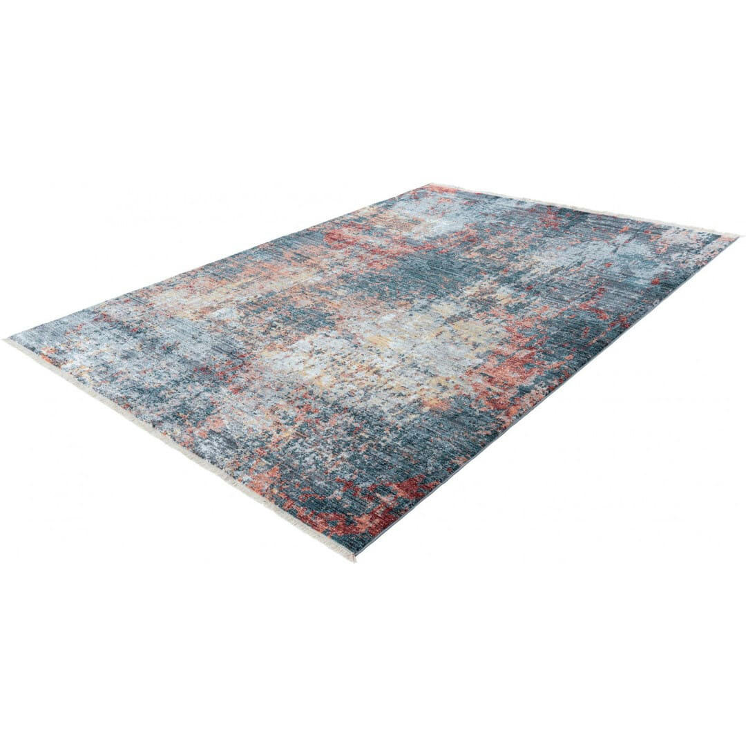 IRVING - Tapis rayé vintage en polypropylène multicolore 80x150