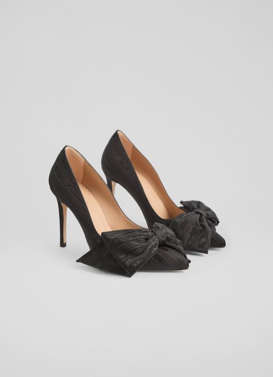 Vivi Black Oversized Bow Courts