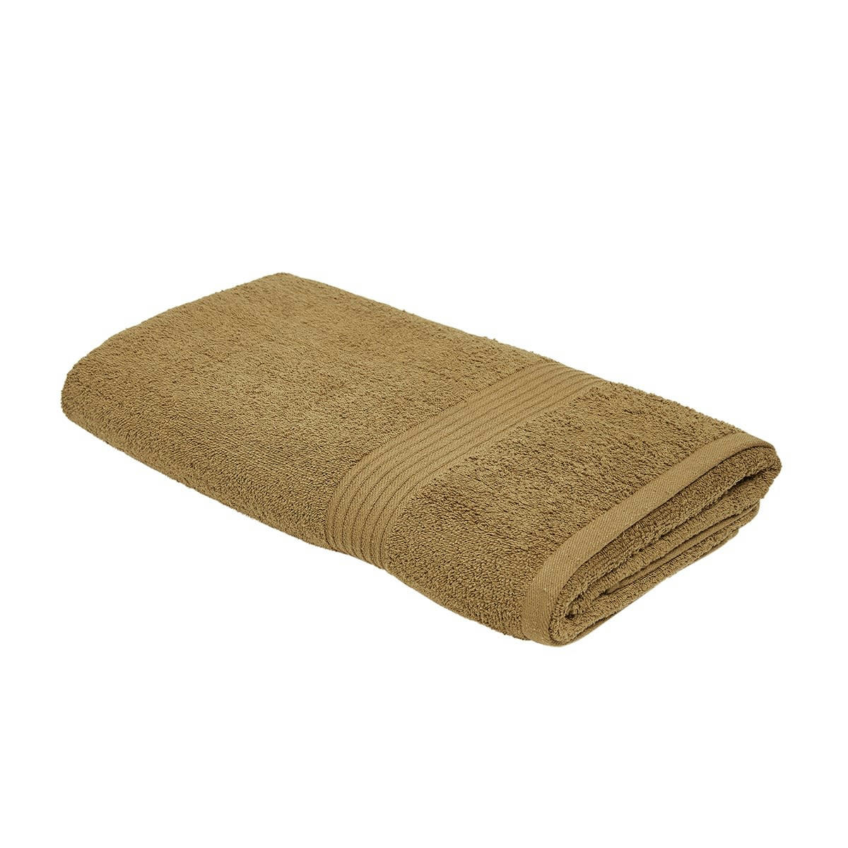 MEVAK BAÑO - Drap de bain uni en coton bronze 70x130