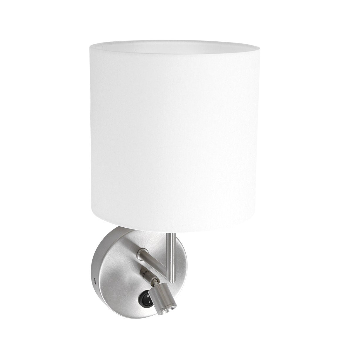 Mexlite wandlamp noor - 2 lichts - 18x 37 cm - mat chroom