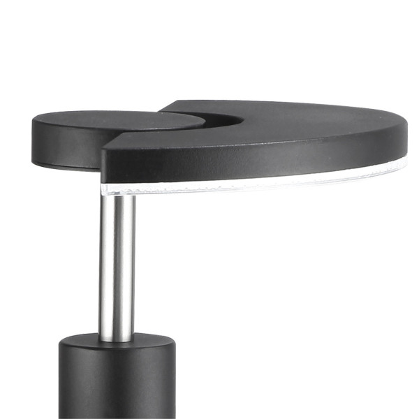 Lampa ogrodowa MODENAczarna-chromowana LED 1x3.6W 250lm IP54 Polux