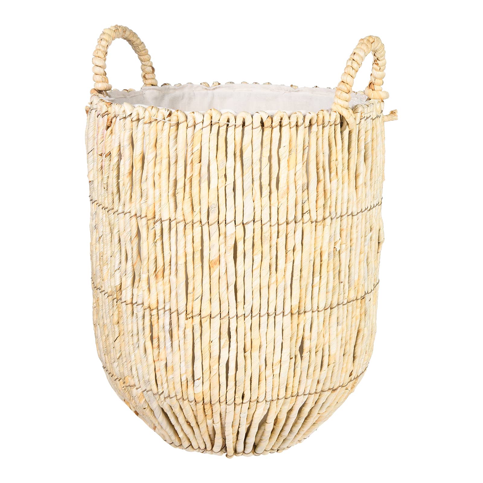 Aufbewahrungskorb Beige, ⌀ 31 cm, H 370 mm