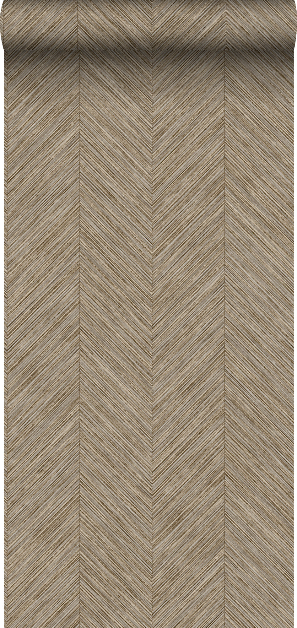 Sanders & Sanders behang visgraat-motief bruin - 53 cm x 10 m - 640247