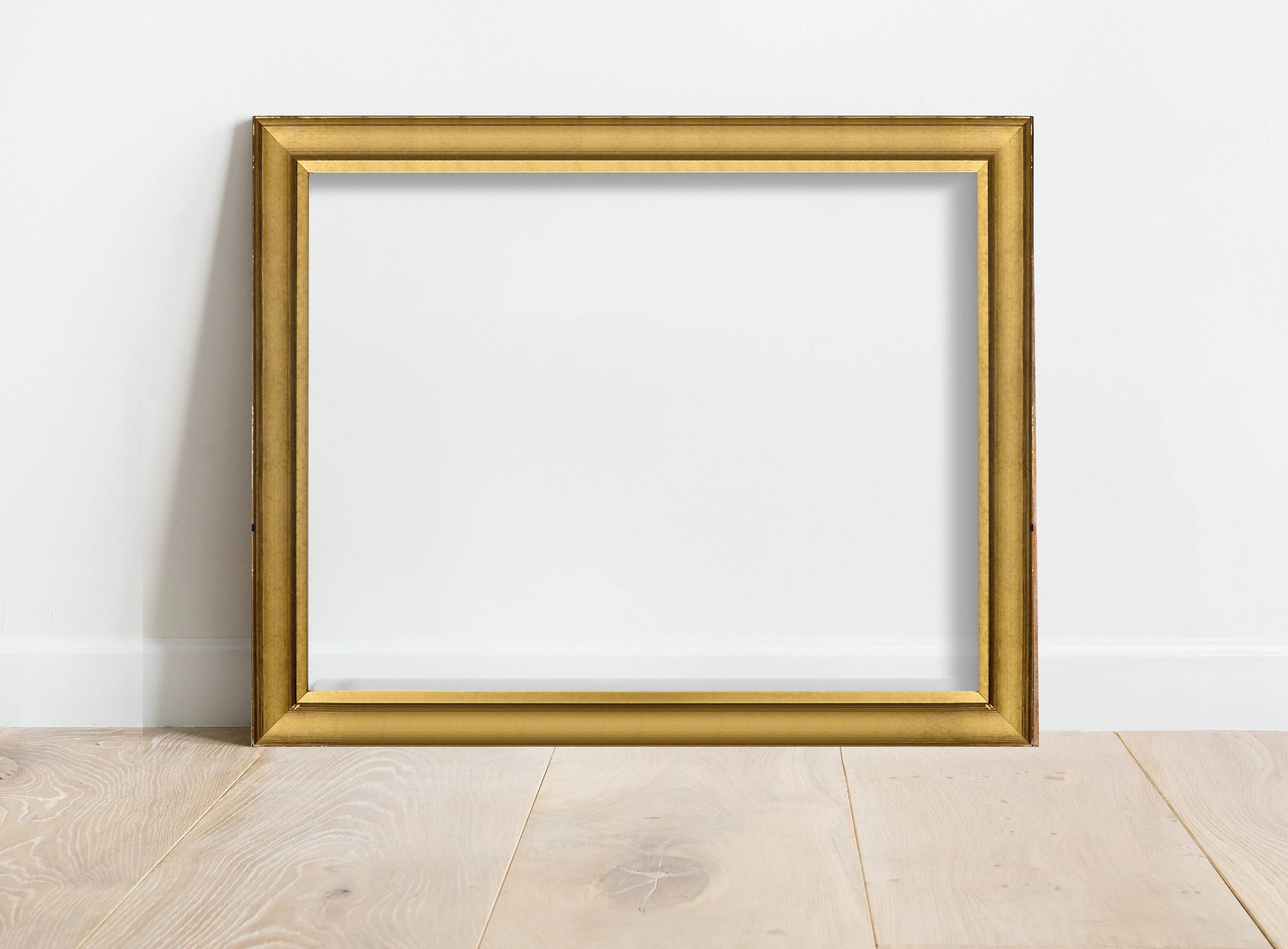 Antique Gold Picture Frame - Real Wood Custom Frames for a Gallery Wall, Antique Gold Wall Frames for Custom Framed Art