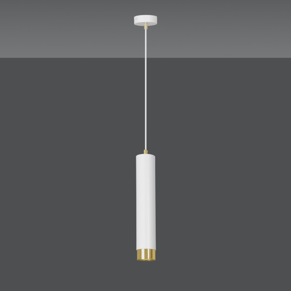 Lampa Wisząca Kibo 1 Wh/Gold