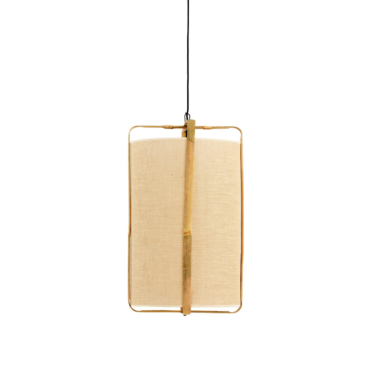 Light & Living hanglamp Sendai - zand - Ø37cm