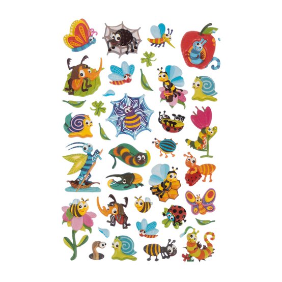 Insect Puffy Stickers
