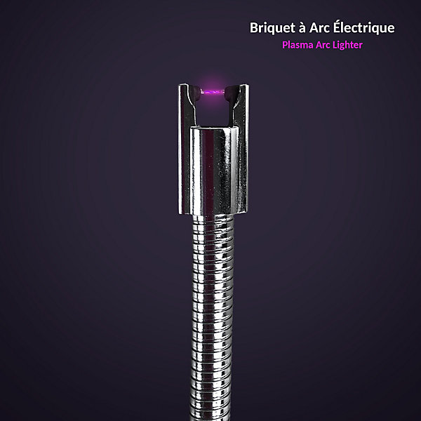 FISHTEC - Briquet plasma USB, tête flexible, 14 cm