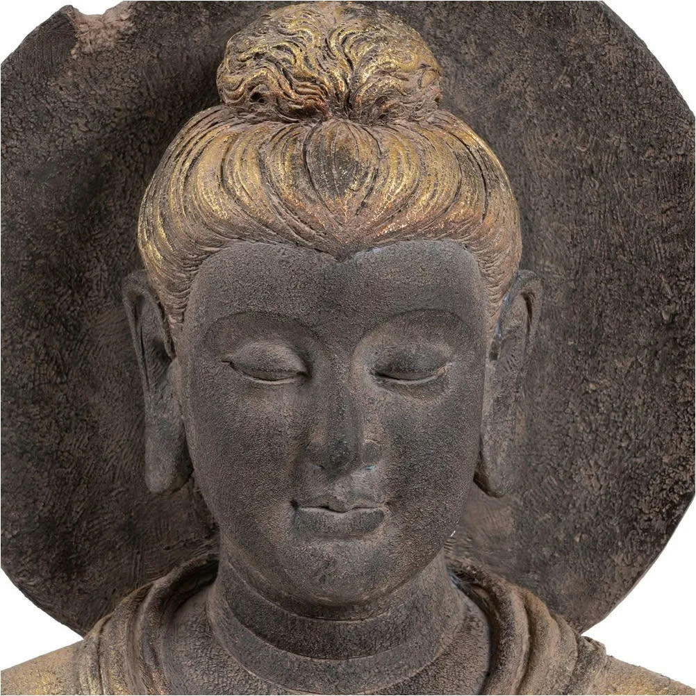 - Statue buste de Bouddha antique H82cm
