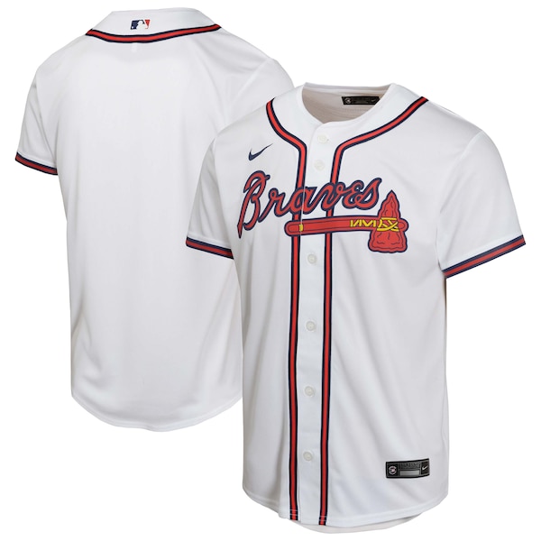 Atlanta Braves Nike Youth Home Game Jersey - White