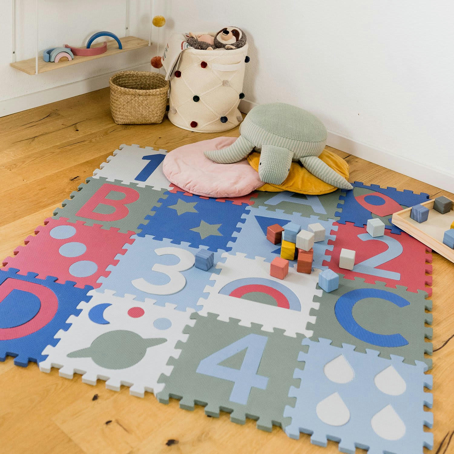 ARON - Tapis de jeu 120x120 cm