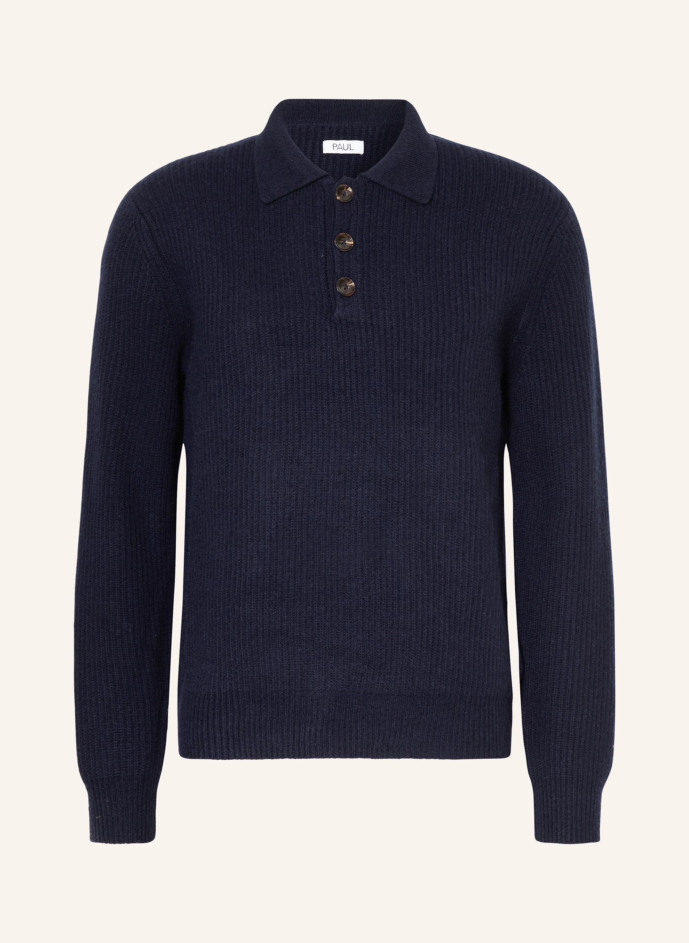 PAUL Strick-Poloshirt