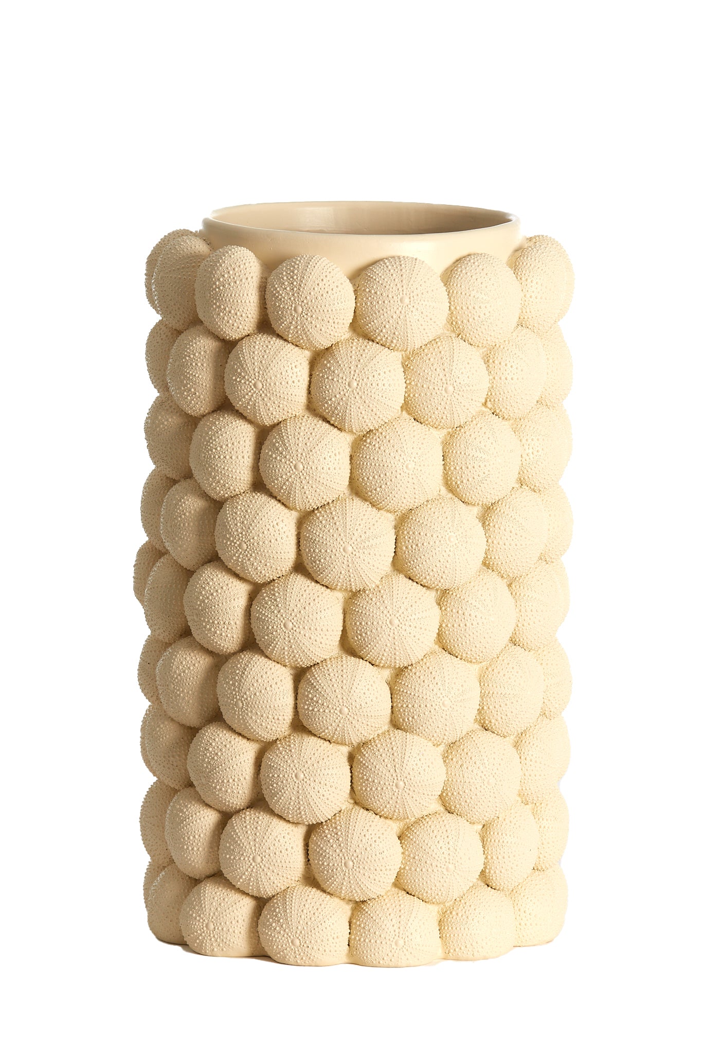 Light & Living vaas SEA URCHIN - Ø25x40cm - wit