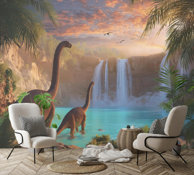 Fototapeta Dla Dzieci Chłopca Dinozaury Tapeta Do Pokoju Dziecka 250X175