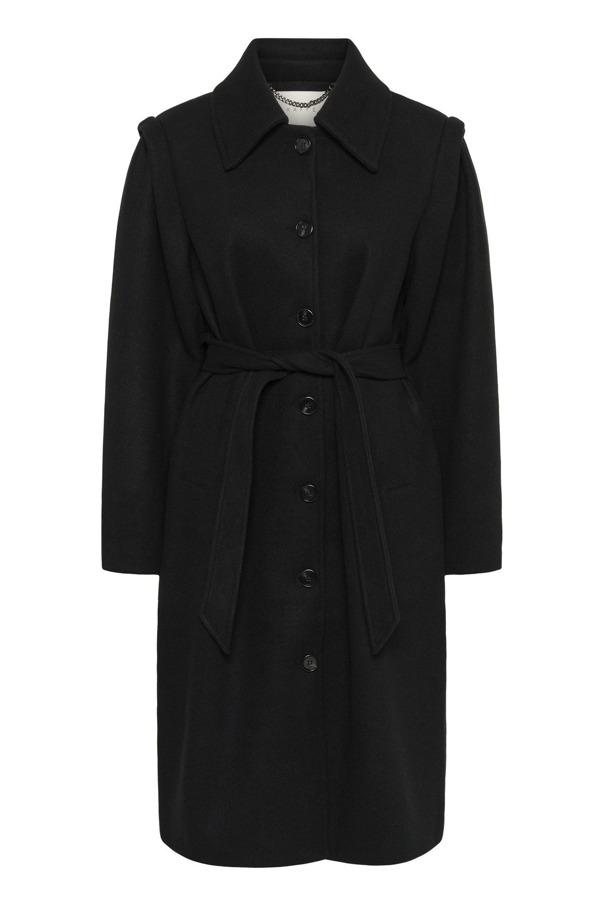 Kaffe KAjulia Button Fastening Long Coat