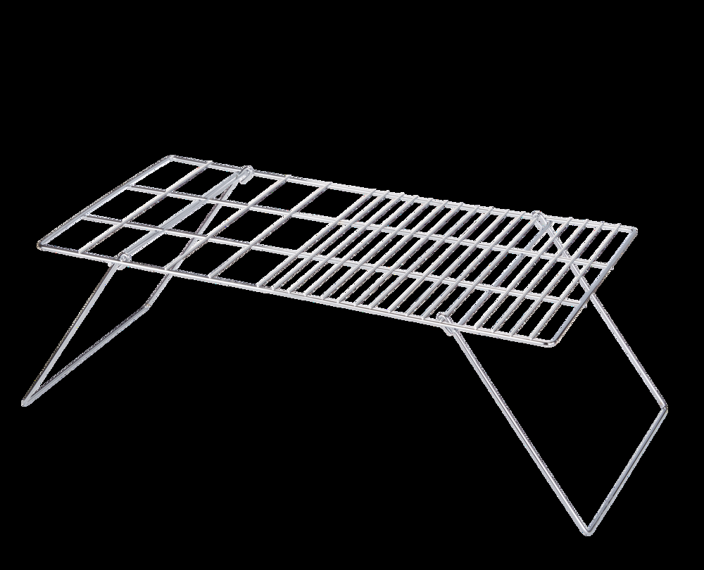 Outbound Nickel Plated Steel Folding Camp Grill, 24 x 12-in