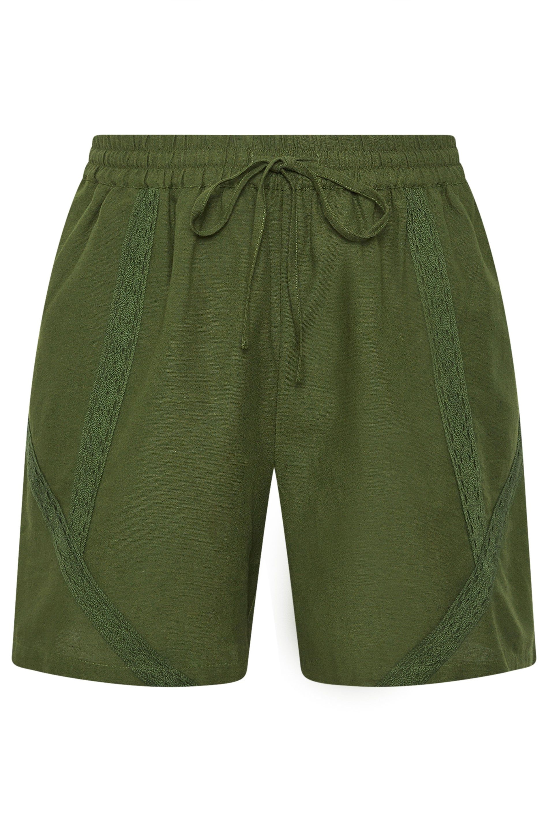 Yours Crochet Drawstring Shorts