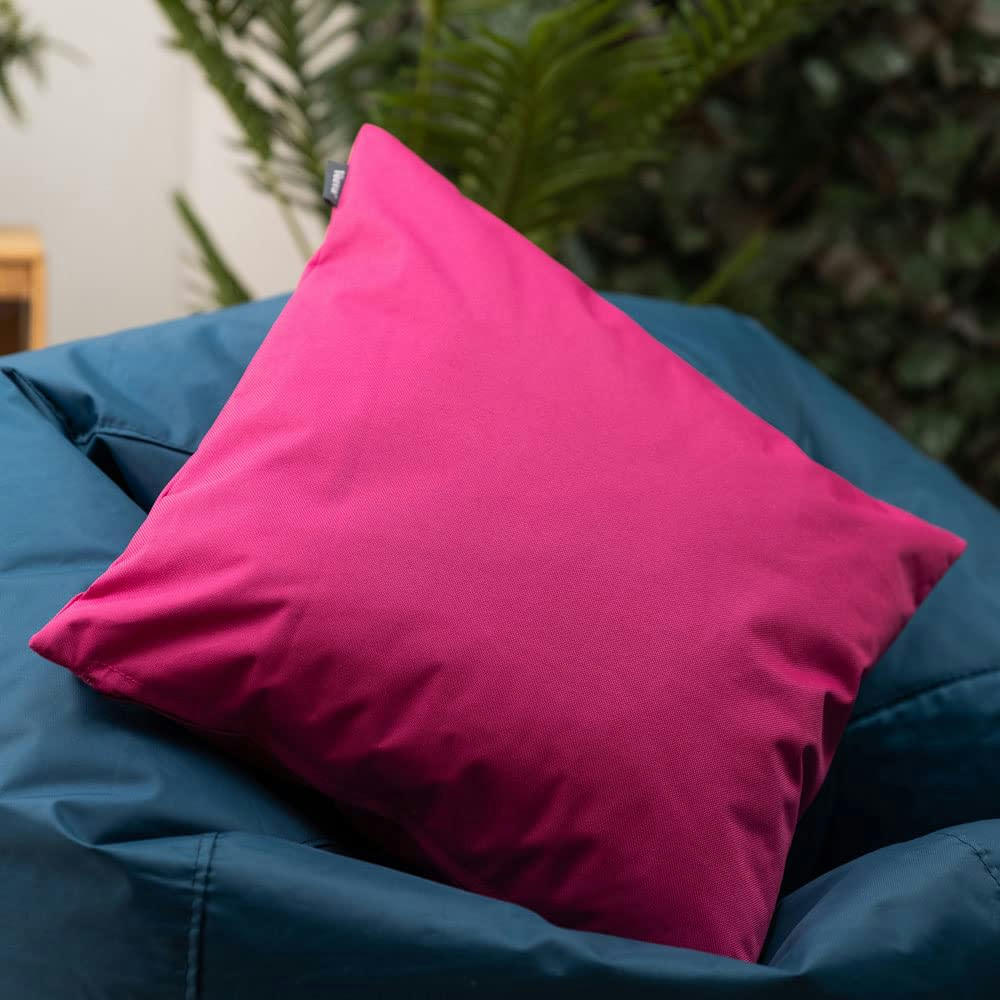 - Lot de 4 coussins d'extérieur rose 43x43